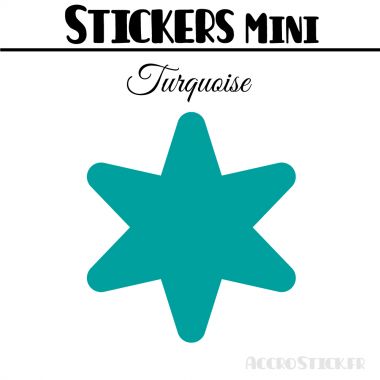 288 Etoiles 1,2 cm - Stickers mini gommettes