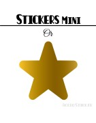 488 Etoiles 1 cm - Stickers mini gommettes