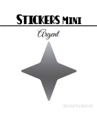 488 Etoiles 1 cm - Stickers mini gommettes