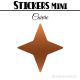 488 Etoiles 1 cm - Stickers mini gommettes
