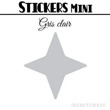488 Etoiles 1 cm - Stickers mini gommettes