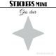 488 Etoiles 1 cm - Stickers mini gommettes