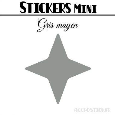 488 Etoiles 1 cm - Stickers mini gommettes