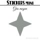 488 Etoiles 1 cm - Stickers mini gommettes
