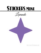 488 Etoiles 1 cm - Stickers mini gommettes
