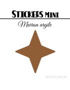 488 Etoiles 1 cm - Stickers mini gommettes