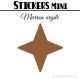488 Etoiles 1 cm - Stickers mini gommettes