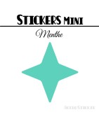 488 Etoiles 1 cm - Stickers mini gommettes
