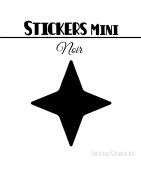 488 Etoiles 1 cm - Stickers mini gommettes