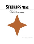 488 Etoiles 1 cm - Stickers mini gommettes