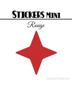 488 Etoiles 1 cm - Stickers mini gommettes