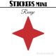 488 Etoiles 1 cm - Stickers mini gommettes