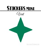 488 Etoiles 1 cm - Stickers mini gommettes