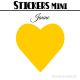 72 Coeurs 2,4 cm - Stickers mini gommettes