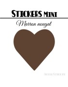 72 Coeurs 2,4 cm - Stickers mini gommettes