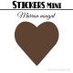 72 Coeurs 2,4 cm - Stickers mini gommettes