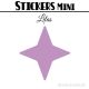 224 Etoiles 1,4 cm - Stickers mini gommettes