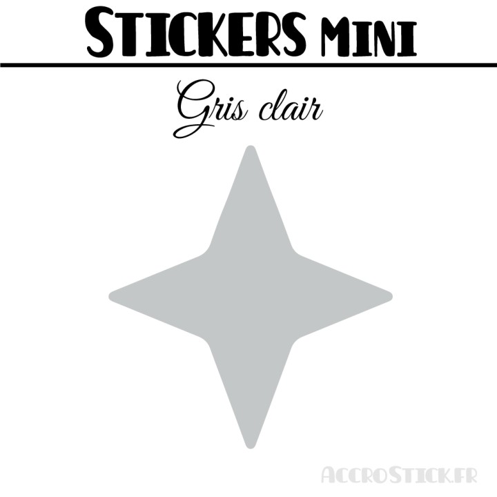 160 Etoiles 1,8 cm - Stickers mini gommettes