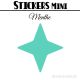 160 Etoiles 1,8 cm - Stickers mini gommettes