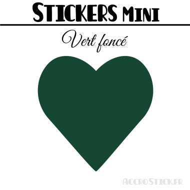 72 Coeurs 2,4 cm - Stickers mini gommettes