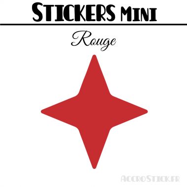 96 Etoiles 2,4 cm - Stickers mini gommettes
