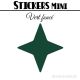96 Etoiles 2,4 cm - Stickers mini gommettes