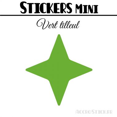 96 Etoiles 2,4 cm - Stickers mini gommettes