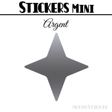 64 Etoiles 3 cm - Stickers mini gommettes