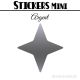 64 Etoiles 3 cm - Stickers mini gommettes