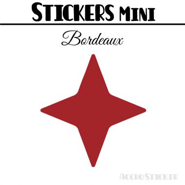 64 Etoiles 3 cm - Stickers mini gommettes