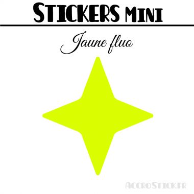 64 Etoiles 3 cm - Stickers mini gommettes