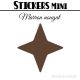 64 Etoiles 3 cm - Stickers mini gommettes