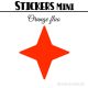 64 Etoiles 3 cm - Stickers mini gommettes