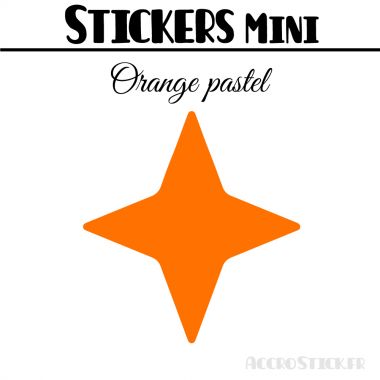 64 Etoiles 3 cm - Stickers mini gommettes