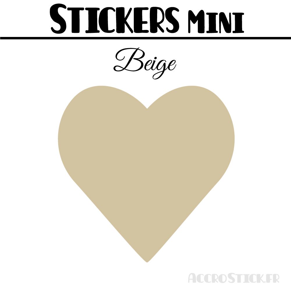 48 Coeurs 3 cm - Stickers mini gommettes