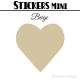 48 Coeurs 3 cm - Stickers mini gommettes