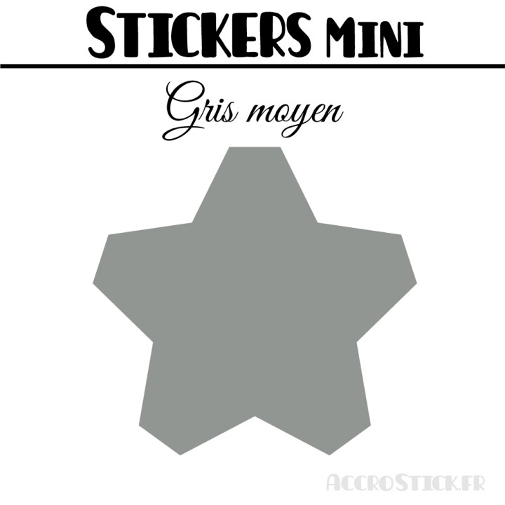 440 Etoiles 1 cm - Stickers mini gommettes