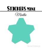 440 Etoiles 1 cm - Stickers mini gommettes