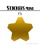 440 Etoiles 1 cm - Stickers mini gommettes