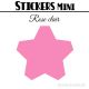 440 Etoiles 1 cm - Stickers mini gommettes
