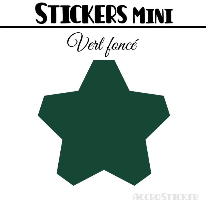 440 Etoiles 1 cm - Stickers mini gommettes