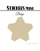328 Etoiles 1,2 cm - Stickers mini gommettes