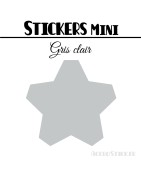 328 Etoiles 1,2 cm - Stickers mini gommettes