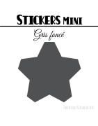 328 Etoiles 1,2 cm - Stickers mini gommettes