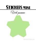 328 Etoiles 1,2 cm - Stickers mini gommettes