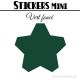 224 Etoiles 1,4 cm - Stickers mini gommettes