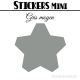 168 Etoiles 1,6 cm - Stickers mini gommettes
