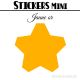 168 Etoiles 1,6 cm - Stickers mini gommettes