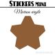 168 Etoiles 1,6 cm - Stickers mini gommettes
