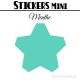 168 Etoiles 1,6 cm - Stickers mini gommettes